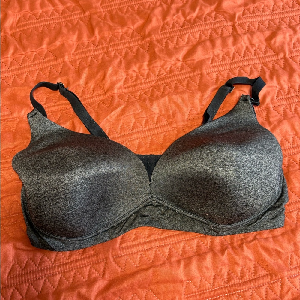 Adore Me Charcoal Women's Bra